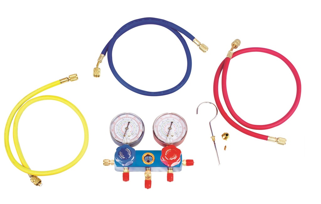 MANOMETRO / MANIFOLD PARA FREON R-134A / R404A REF. 20011084 MARCA WELDTECH