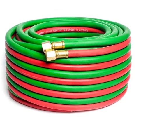 MANGUERA PARA OXICORTE 50´ (15 Mts) CON CONEXIONES REF. 2102502 MARCA WELDTECH