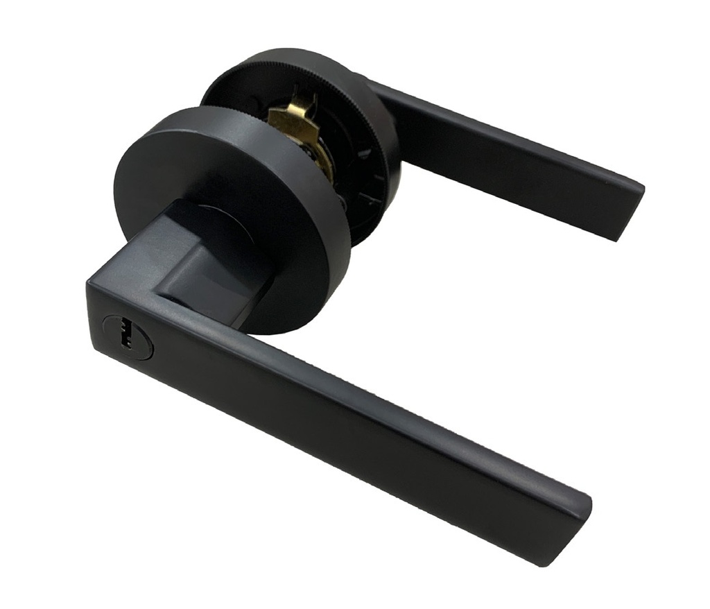 MANILLA REDONDA P/ BAÑO FIJA-MOVIL MOD.SIRACUSA NEGRO MATE MOD. FRT-ZCE-7974MB REF. CE0220 MARCA ZOE