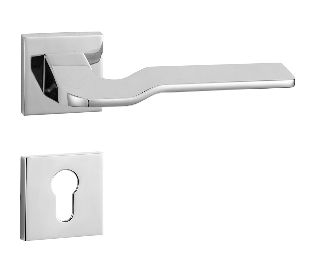 MANILLA DECORATIVA P/DORMITORIO FIJA-MOVIL POLISH CROMADA MOD. FRT-4383PC REF. CE0192 MARCA ZOE