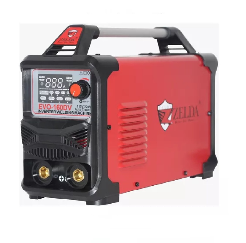 MAQUINA DE SOLDAR PORTATIL 160 AMP 110 - 220 V MOD. BX1-162B REF. 161901622 MARCA MMA WELDING