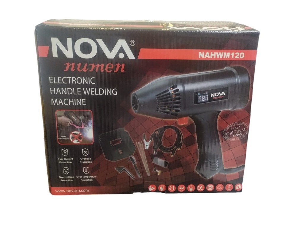 MAQUINA PARA SOLDAR ELECTRICA T/ PISTOLA 110V 60 HZ 24 V 3.2 KVA REF.NAHWM120 / 242208 NOVA NUMEN
