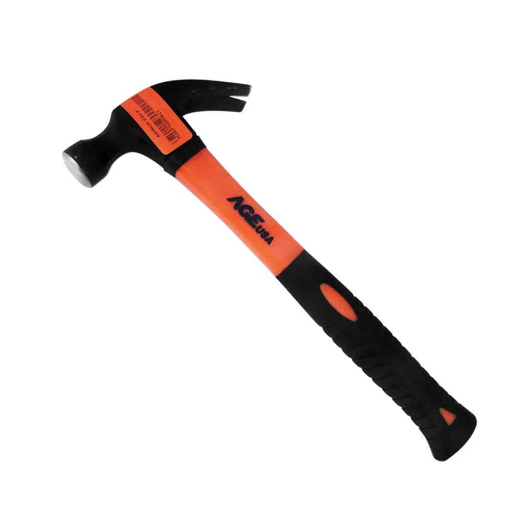 MARTILLO CARPINTERO MANGO DE FIBRA 400 GR REF. AGNHMTOR001F MARCA AGE USA