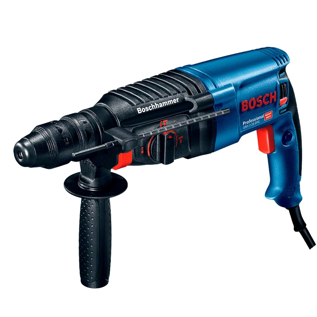 MARTILLO PERFORADOR / DEMOLEDOR CONCRETO 1/2" SDS PLUS 800 W 2 KGS. 865724 REF.GBH 2-26 DRE MARCA BOSCH