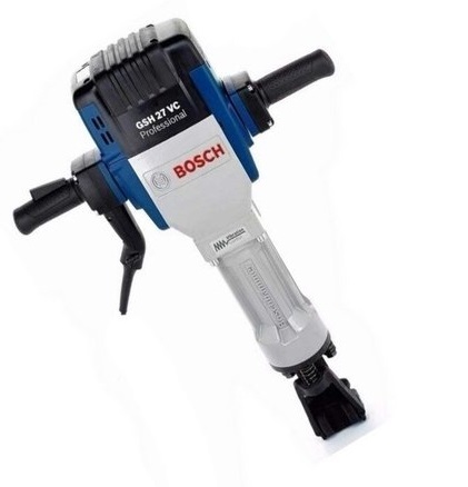 MARTILLO PERFORADOR / DEMOLED. CONCRETO 1/2" SDS PLUS 2000W 27 KGS ENC HEXAG 28MM REF.GSH 27VC BOSCH