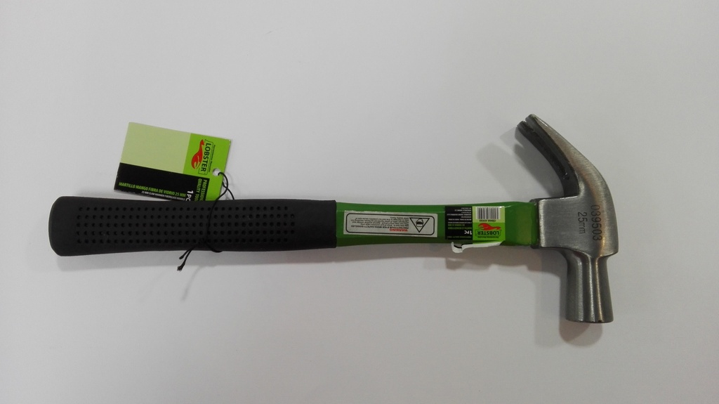 MARTILLO MANGO FIBRA DE VIDRIO 16 ONZ / 453 GR REF. 39503 MARCA LOBSTER