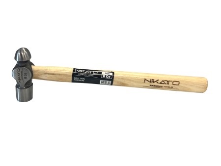 MARTILLO DE BOLA ACERO FORJADO 8 OZ M/MADERA REF. NIK-170-75 MARCA NIKATTO