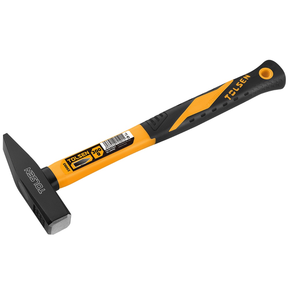 MARTILLO MAQUINISTA MANGO DE FIBRA / CABEZAL AC. AL CARBONO FORJ. EN ESTAMPA REF. 25002 MARCA TOLSEN