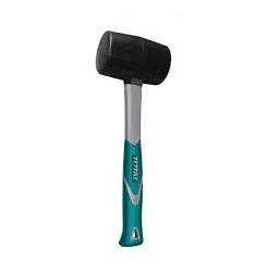 MARTILLO DE GOMA ACERO FORJADO 450 GR REF. THT761616 MARCA TOTAL TOOLS