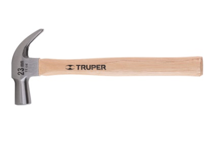 MARTILLO PULIDO MGO. DE MADERA 23 MM 11 OZ ACERO INOX MOD. MAC-23 REF. 10557 MARCA TRUPER