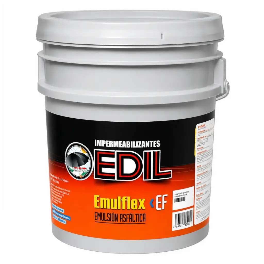 MASILLA EMULSIONADA CUÑETE 5 GL REF. EMULFLEX REF. 30700505 MARCA EDIL