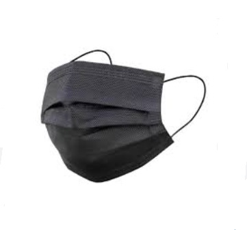 MASCARILLA / TAPA BOCA COLOR NEGRO ( DISPENSADOR DE 50 UNIDADES ) MARCA SAFE MASK