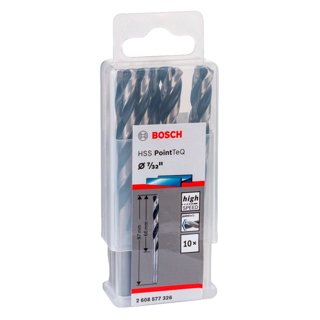 MECHA PARA ACERO HSS-POINTEQ 7/32 X 66 X 97MM METAL REF. 2608577326 / 871051/ 908351 MARCA BOSCH