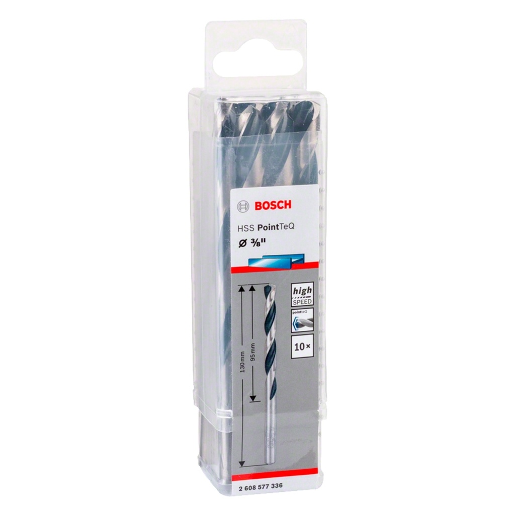 MECHA PARA ACERO HSS-POINTEQ 3/8" X 95 X 130 MM METAL REF. 2608577336 / 871066 / 908450 MARCA BOSCH