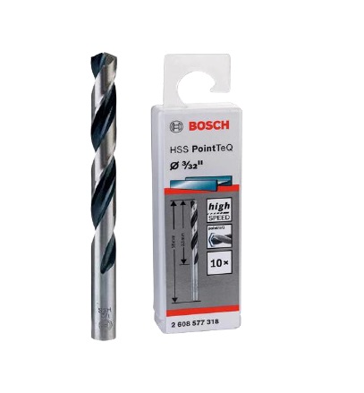 MECHA PARA ACERO HSS-POINTEQ 3/8" X 95 X 130 MM METAL REF. 2608577336 / 871066 / 908450 MARCA BOSCH