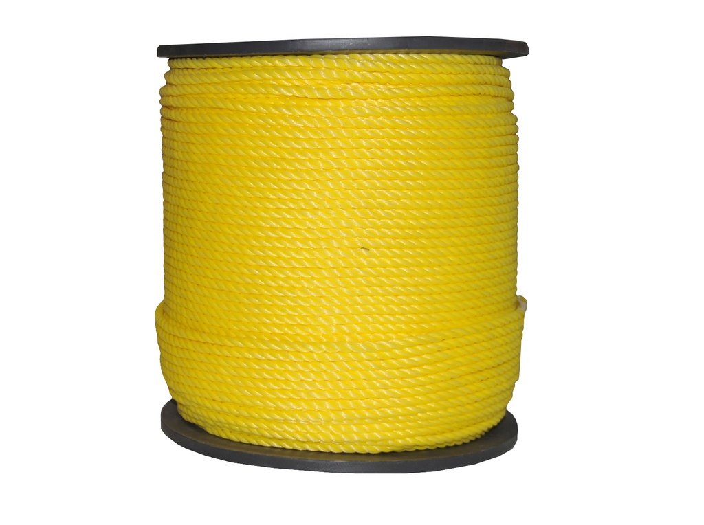 MECATE SINTETICO NRO. 12 DE 3/8" COLOR AMARILLO ( ROLLO 10 KG ) ( 250 MTS ) MARCA ELEFANTE