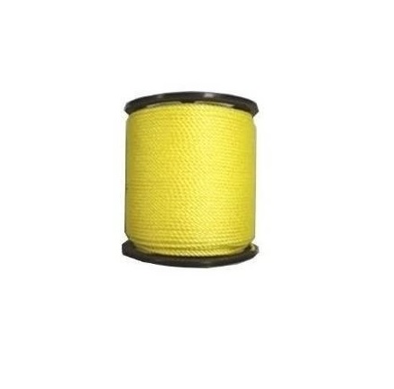 MECATE M-K-TICO 5/16" COLOR AMARILLO POR METRO 3 CABOS MARCA SISALARA