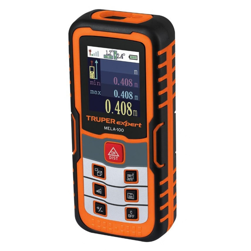 MEDIDOR / METRO LASER LUZ VERDE DE 100 MTS ( USA BATERIA AAA) MOD. MELA-100 REF. 100374 MARCA TRUPER