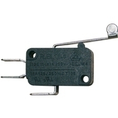 MICROSWITCH PALANCA LARGA C/ ROLDANADE 16 A EN 250 VAC DE 16 X 27 MM REF. 21999 MARCA EBCHQ