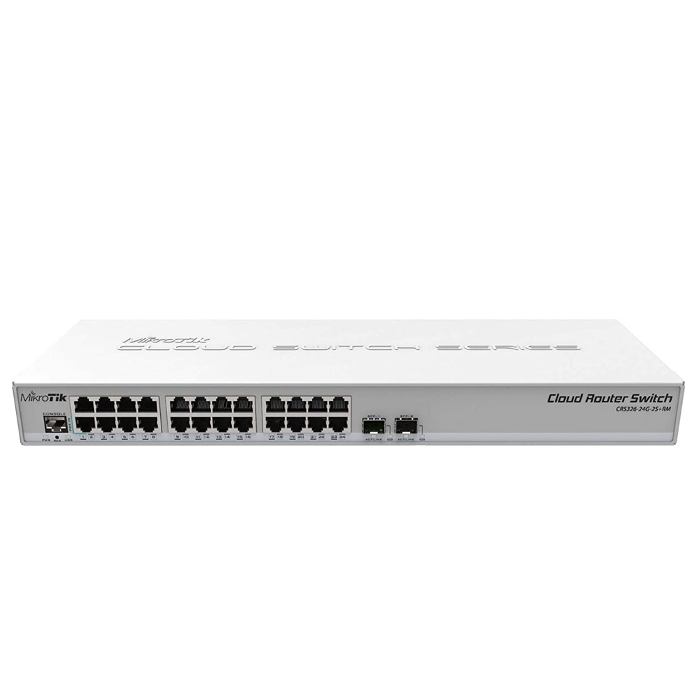 CLOUD ROUTER SWITCH MOD. CRS326-24G-25+RM MIKROTIK