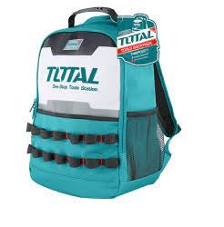 MORRAL / BOLSO PORTA HERRAMIENTAS 18" X 13.6" X 6.8" REF. THBP0201 MARCA TOTAL TOOLS
