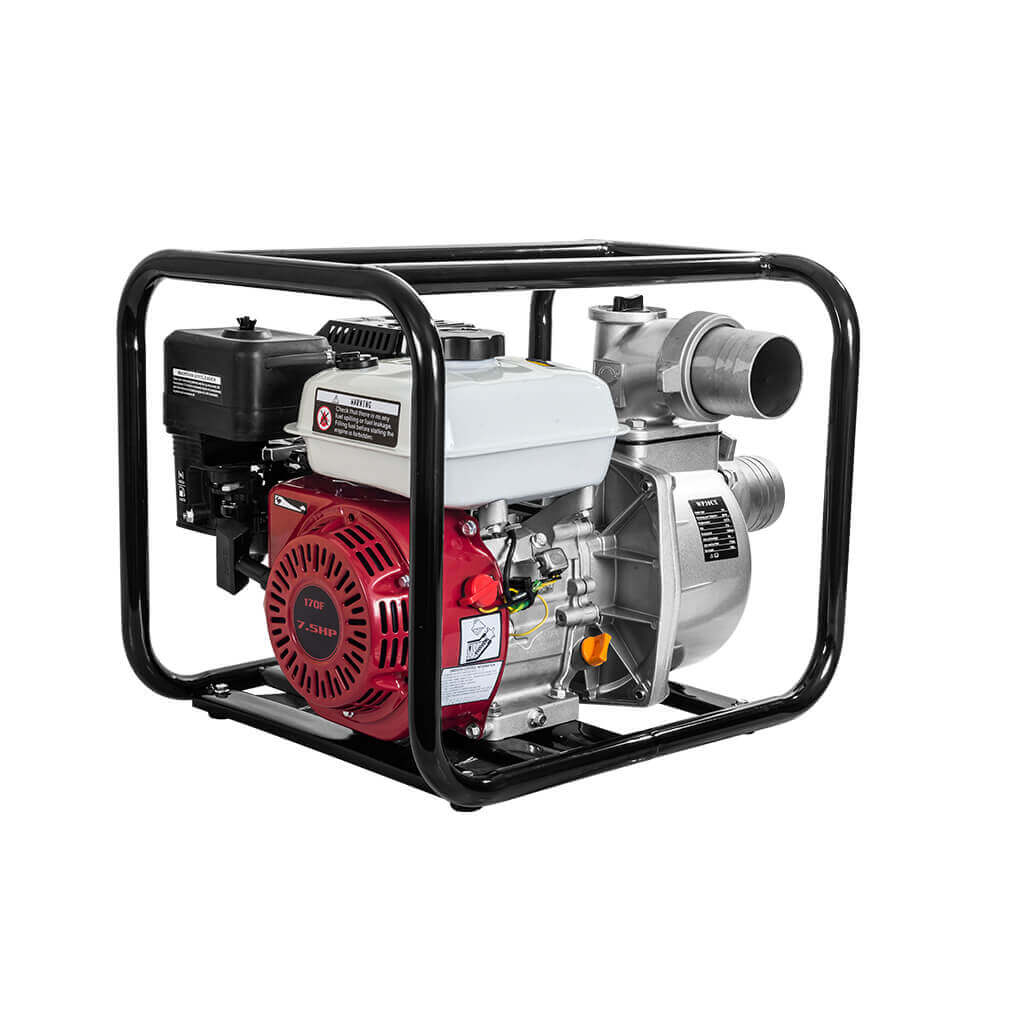 MOTOBOMBA DE 6.5 HP 3600 RPM 900 L / MIN DE 3" X 3" A GASOLINA REF. AGNECMBMB002 MARCA AGE USA