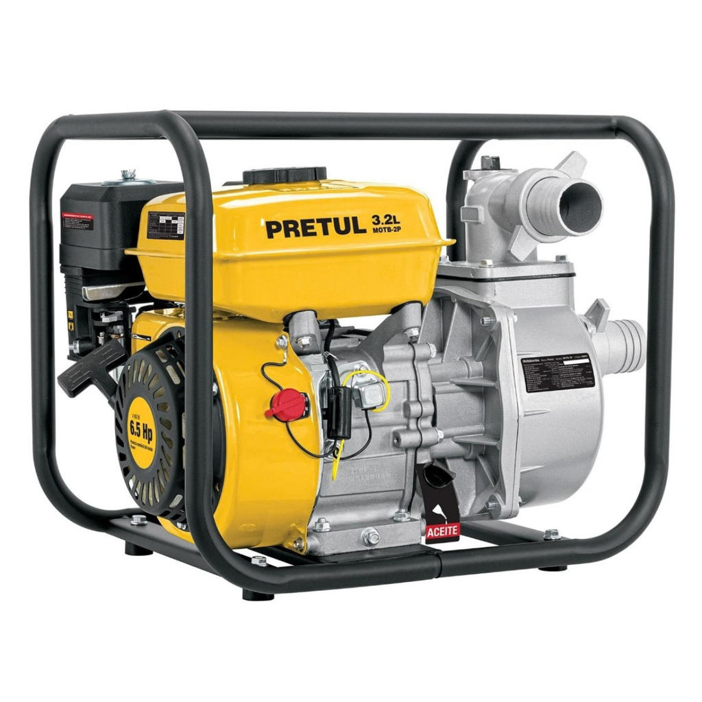 MOTOBOMBA DE 6.5 HP 3700 RPM 500 L / MIN DE 2" X 2" A GASOLINA REF. 28029 MARCA TRUPER
