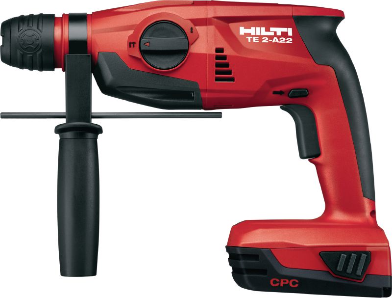 ROTOMARTILLO / TALAD. INALAMB. SDS PLUS TE 2-A-22 (BAT 3.3AH,CARG.4/36-350) C/MALET REF.431155 HILTI