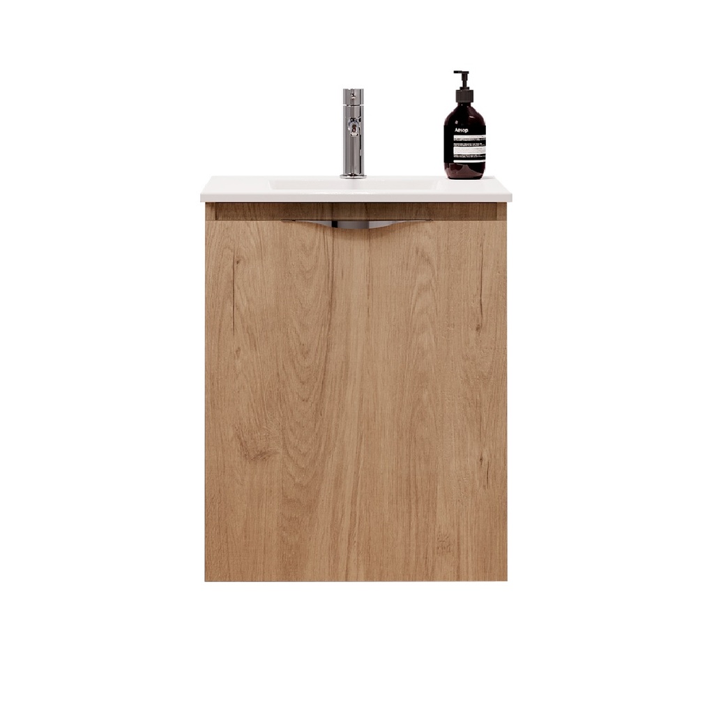 MUEBLE TIME50 50 X 64 X 40 CM C/LAV. BLANCO Y ESPEJO 60 X 50 CM - 1 GAV. REF. KUBO50TIME MARCA KUBO