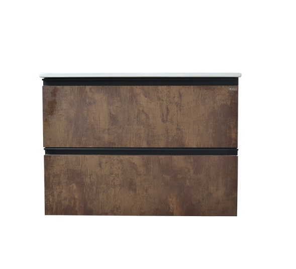 MUEBLE INSIDE 50 X 70 X 45 CM C/ LAVAMANO CERAMICA BLANCO DOBLE GAVETA REF. KUBO70INSE MARCA KUBO