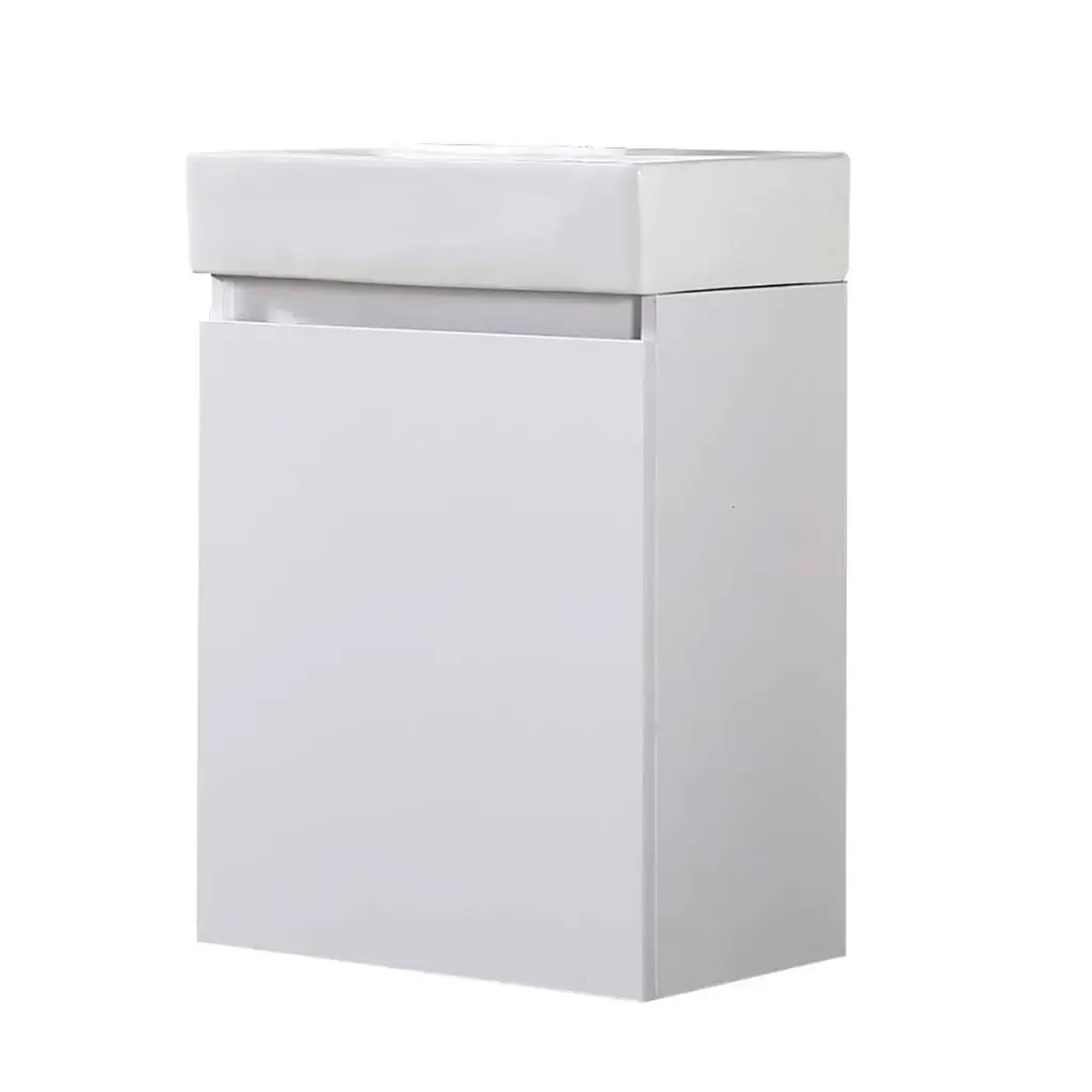 MUEBLE PARA BAÑO EN MDF 45 CM X 32 CM X 55CM CON ESPEJO DE 45 X 70 CM BLANCO REF. MUE-03 UNIQUE