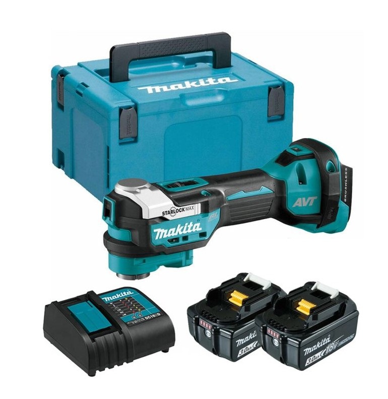 MULTIHERRAMIENTA INALAMBRICA 18V C/ 2 BATERIA+CARGADOR LXT REF. DTM52SFJX1 MARCA MAKITA