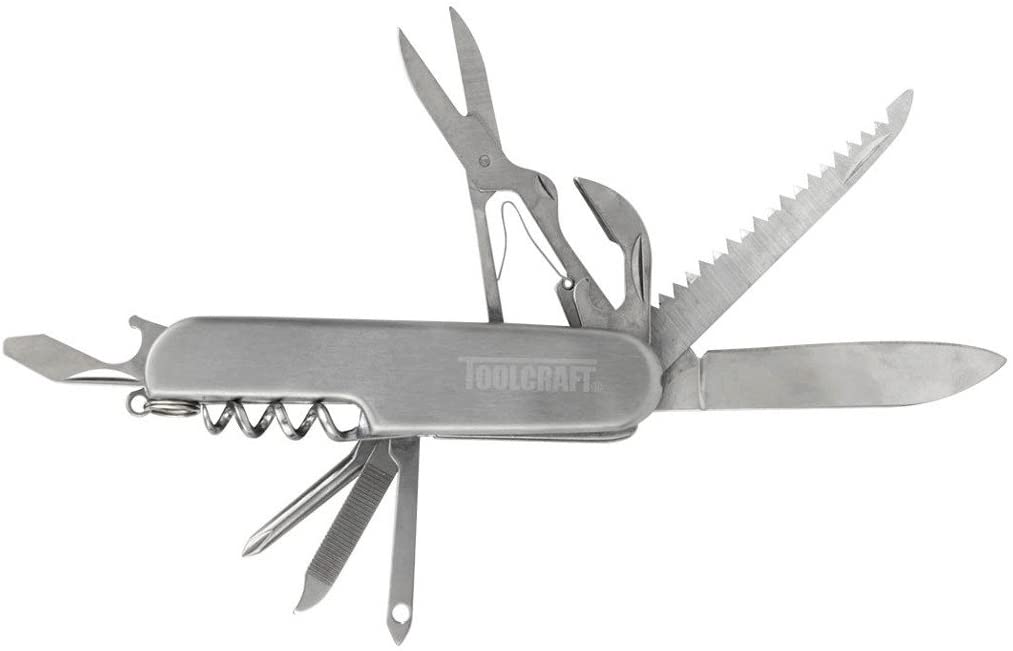 NAVAJA TIPO SUIZA 21 EN 1 ACERO INOX REF. TC0674 MARCA TOOLCRAFT