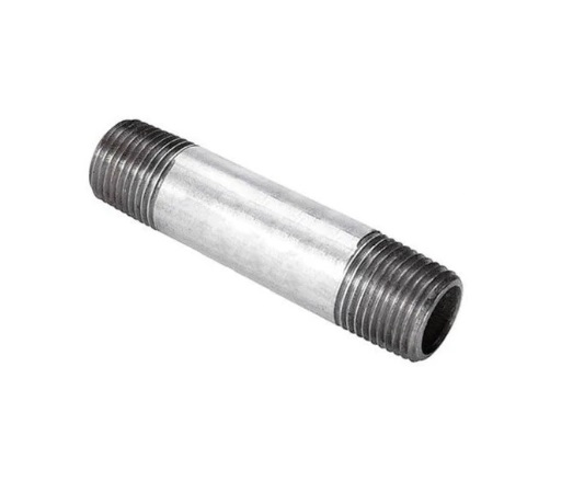 NIPLE GALVANIZADO 3/4" X 10" ROSCADO ( UNIDAD ) MARCA FERREINOX