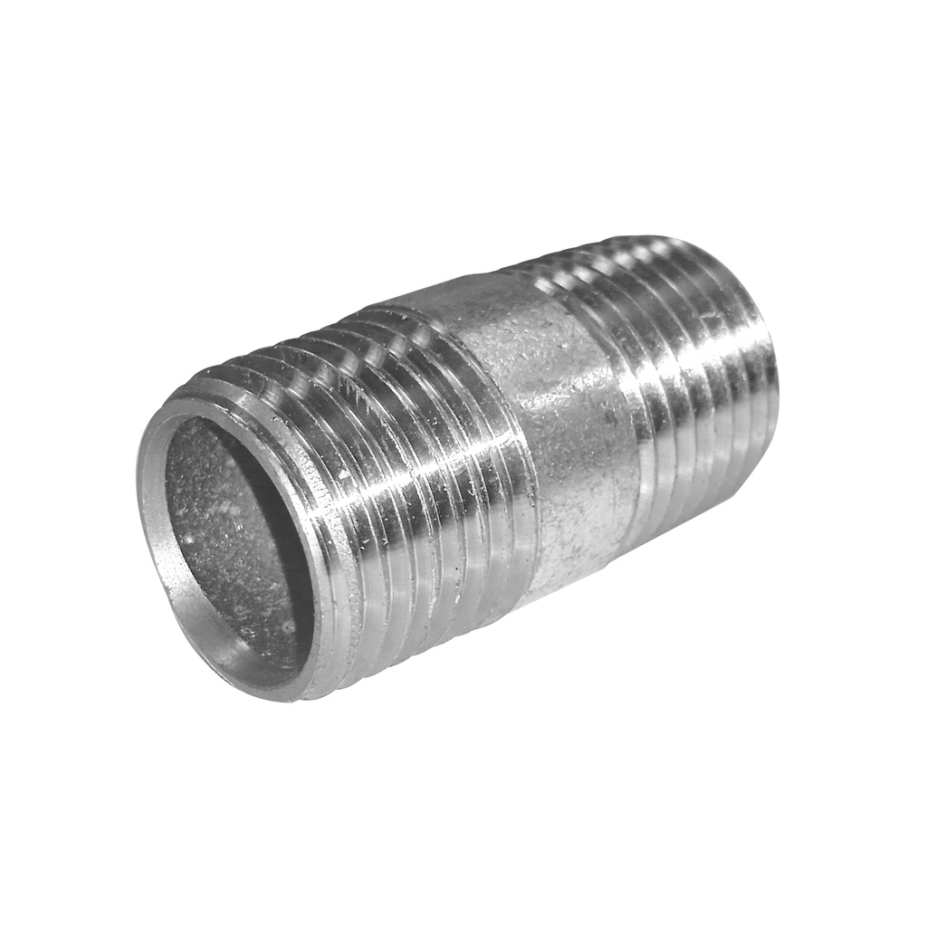 NIPLE GALVANIZADO 1/2" SEMI CORRIDO ROSCADO ( UNIDAD ) REF. NIP-0002 MARCA INFINITY