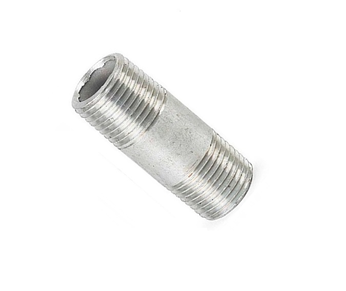 NIPLE GALVANIZADO 3/4" SEMICORRIDO ROSCADO ( UNIDAD ) REF. NIP-0013 MARCA INFINITY