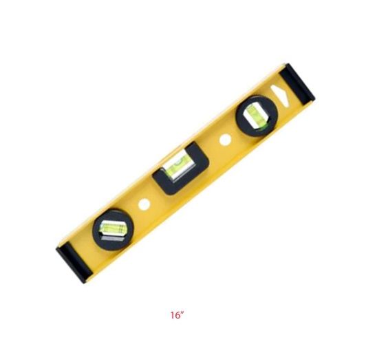 NIVEL DE ALUMINIO 16" (40 CM) MARCA FIRM GRIP