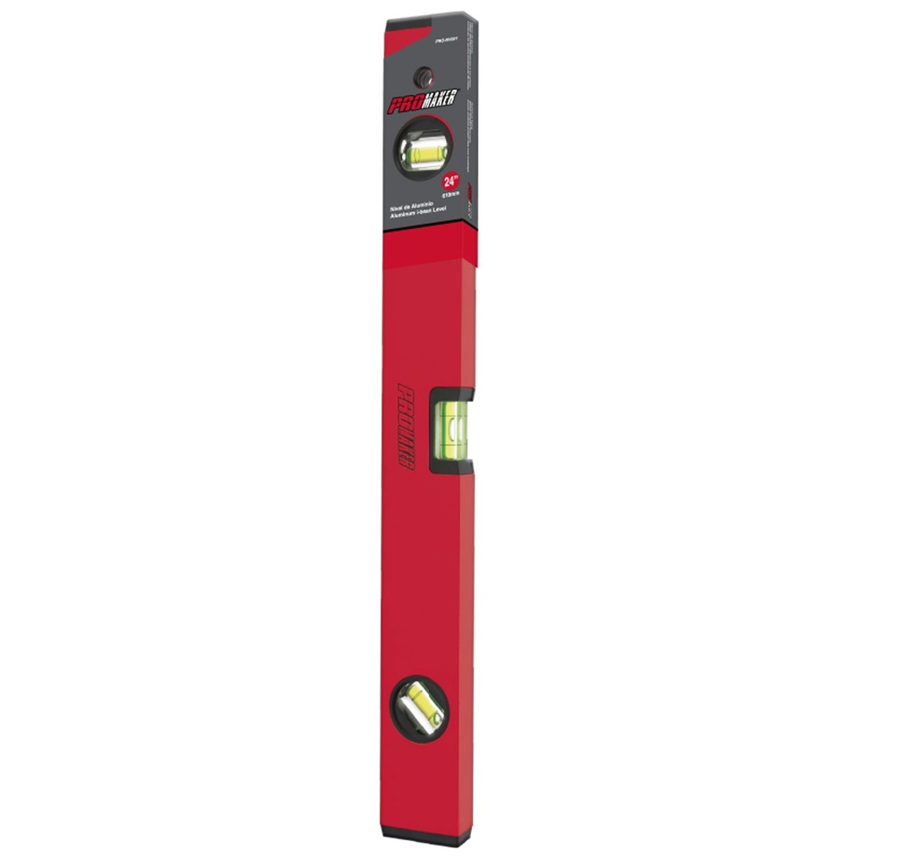 NIVEL DE ALUMINIO 24" 610 MMM REF. PRO-NV031 COD. 467079 MARCA PROMAKER