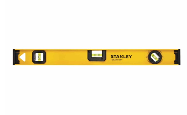 NIVEL NO IMANTADO 24" / 60 CM CON ESCALA DE MEDIDA + VIALES ROTACION 180° REF. 42324 MARCA STANLEY