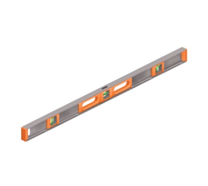 NIVEL ALUMINIO 40" / 122 CM C/ PROTECCION ABC 3 GOTAS MOD. NP-48 REF. 17040 MARCA TRUPER