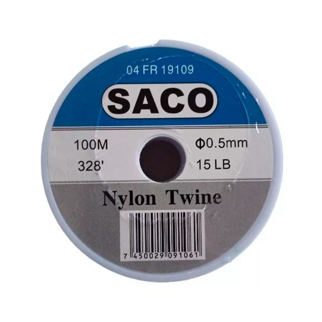 NYLON PARA PESCAR 1.1 MM X 100 MTS REF. 098053 MARCA SACO