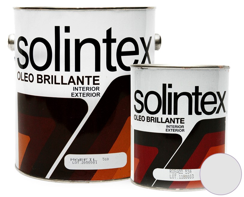 PINTURA OLEO BRILLANTE COLOR 505 1/4 GL COLOR BLANCO MARCA SOLINTEX