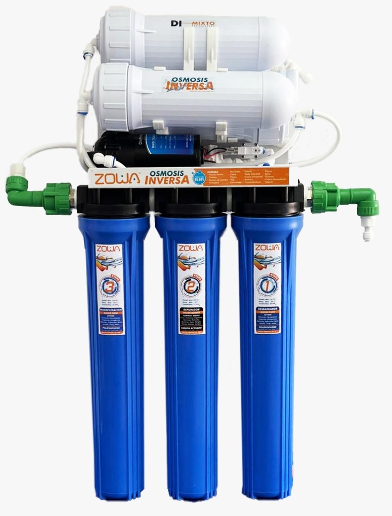 OSMOSIS INVERSA 20" 6 ETAPAS PARA LABORATORIO REF. TLC600-LAB MARCA ZOWA