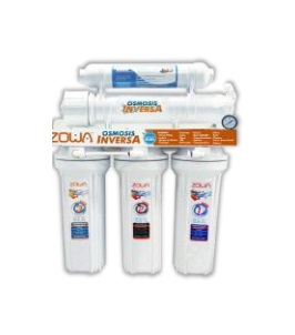 OSMOSIS INVERSA 5 ETAPAS INCLUYE KIT DE INST+CUELLO+KIT DE NEVERA+LLAVE SIN BOMBA RO-SUPERIOR ZOWA