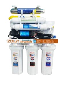 OSMOSIS INVERSA 8 ETAPAS 110V INCLUYE KIT DE INST+CUELLO+KIT DE NEVERA+LLAVE+BOMBA RO-ULTRA-8E ZOWA