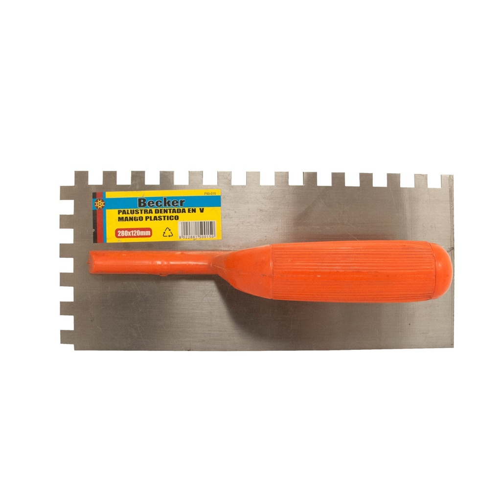 PALUSTRA M/PLASTICO DENTADA 10 1/2" REF. F50-015 MARCA BECKER