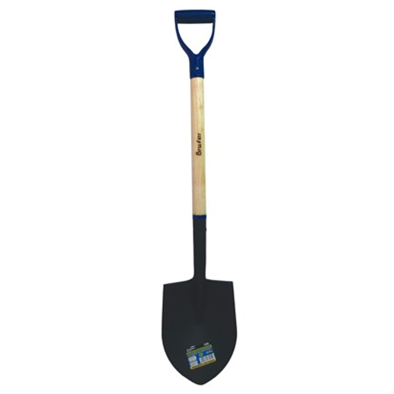 PALA REDONDA MANGO PVC DE 10" X 12" REF. 73181 MARCA BRUFER