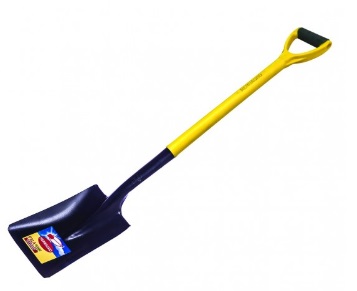 PALA CUADRADA CON CABO MADERA MANGO PLASTICO REF. 4000-2 / R4303-21/ COD. 000625 / 619230 HERRAGRO