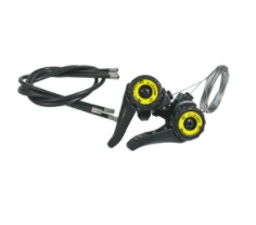 PALANCA DE CAMBIO RESIN C/ CASING + CABLES KIT (DER+IZQ) MOD.SSK-01+2P REF. 7453003262006 MARCA RALI