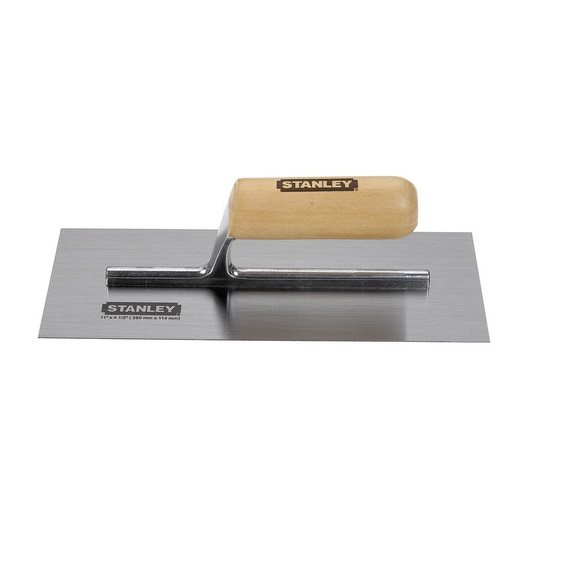 PALUSTRA LISA DE ACERO INOX. M / MADERA 11" X 4 1/2" 27CM X 11CM REF. 24146 / PAL-710 MARCA STANLEY